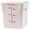 $6.21: 8-Qt Winco Square Storage Container (White) at Amazon