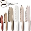 [Lightning Deal] $17.98*: 13-Piece Astercook Stainless Steel Kitchen Knives Set w/ Blade Guards at Amazon