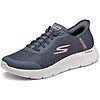 $34.99*: Skechers Mens Hands Free Slip-ins Go Walk Flex-Hands Up Sneaker (Grey) at Amazon