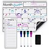 $9.73*: 12&amp;quot;x17&amp;quot; Amazon Basics Magnetic Dry Erase Whiteboard Calendar w/ Markers &amp;amp; Eraser at Amazon