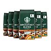 [S&amp;amp;S] $34.03: 6-Pack 12-Oz Starbucks Whole Bean Medium Roast Coffee (Breakfast Blend) at Amazon ($5.67 each)