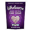 10-Lb Wholesome Organic Cane Sugar