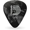 D'Addario Celluloid Guitar Picks (Black, Medium) - 25-Pack