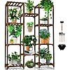 Uneedem 47" 10-Tier Wood Plant Stand