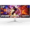 CRUA 34" Ultrawide IPS Monitor 3440x1440 165Hz