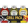 Heinz Picnic Pack - Ketchup, Sweet Relish & Yellow Mustard Bundle