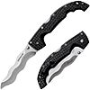 Cold Steel XL Voyager 5.5" AUS10A Razor-Sharp Kris Blade Folding Knife