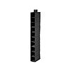 Honey-Can-Do 10-Shelf Hanging Shoe Organizer, Black
