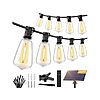 Brightever 100FT Solar String Lights Outdoor Waterproof with Remote