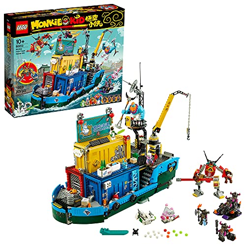 Prime Members: 30% off LEGO Monkie Kid: Monkie Kid’s Team Secret HQ 80013 Building Kit (1,959 Pieces) $118.99