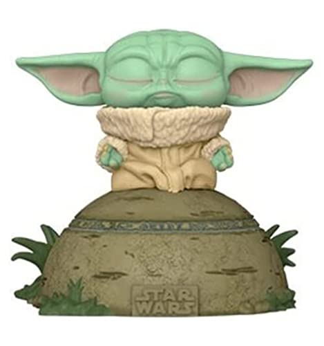 Funko Pop! Deluxe: Mandalorian - The Child (Grogu) Using The Force (Lights and Sounds) Collectible Vinyl Bobblehead $10.01 - Amazon