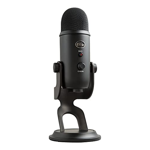Logitech for Creators Blue Yeti USB Microphone for PC, Podcast, Gaming, Streaming, Studio, Computer Mic - Blackout $89.99 + F/S - Amazon