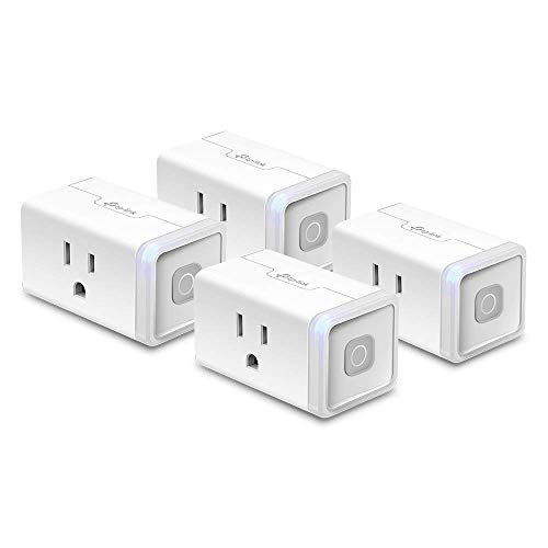 Kasa Smart Plug HS103P4, 4-Pack, White $24.99 - Amazon