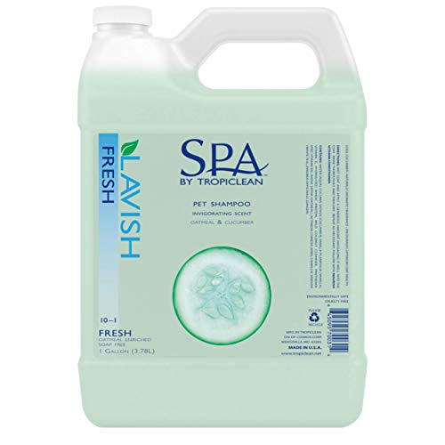 SPA by TropiClean Fresh Shampoo for Pets, 1 gal, Made in USA $33.70 or $32.02 /w S&S + F/S - Amazon