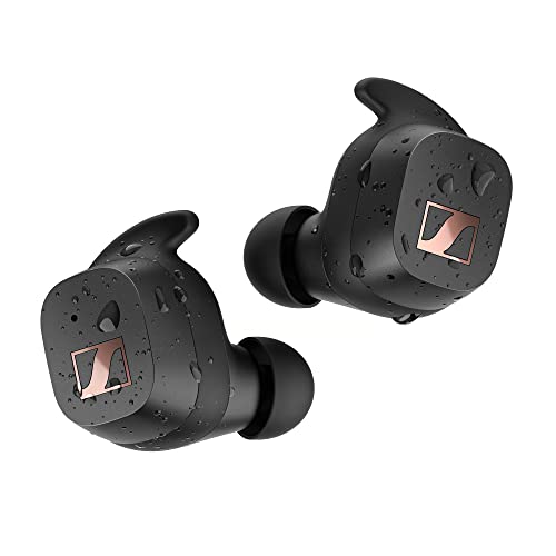 Sennheiser Consumer Audio Sport True Wireless Earbuds, IP54 27-Hour Battery, Black - $99.95 + F/S - Amazon