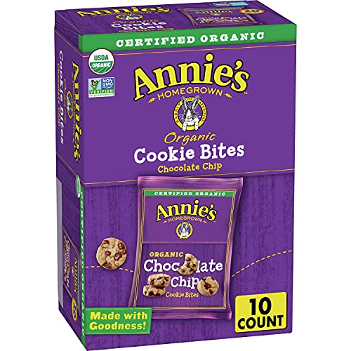 Annie's Organic Chocolate Chip Cookie Bites, 10 Packets, 10.5 oz - $4.79 or $4.49 /w S&S - Amazon YMMV