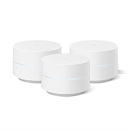 Google Wifi - AC1200 - Mesh WiFi System - Wifi Router - 4500 Sq Ft Coverage - 3 pack - $149.99 + F/S - Amazon