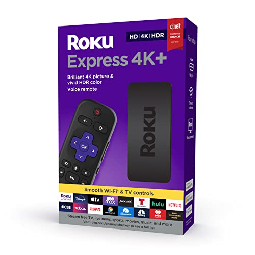 Roku Express 4K+ 2021 - $29.49 + F/S - Amazon