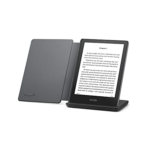 Kindle Paperwhite Signature Edition Essentials Bundle including Amazon Fabric Cover, and Wireless charging dock - $186.97 + F/S - Amazon
