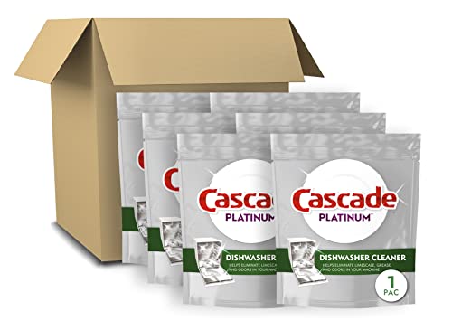 Cascade Platinum Dishwasher Cleaner and Deodorizer, Odor Eliminator, 6 Tablets - $6.98 /w S&S - Amazon