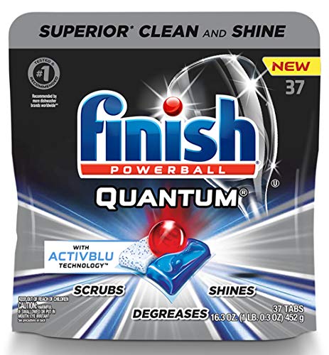 Finish - Quantum with Activblu technology - 37ct - Dishwasher Detergent - $7.38 /w S&S - Amazon