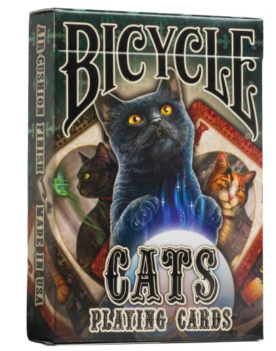 Bicycle Cats Playing Cards Designed by Lisa Parker, Black - $2.26 - Amazon