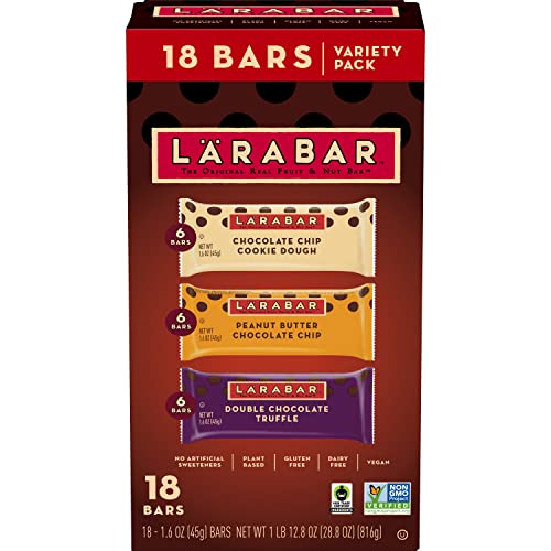 Larabar Chocolate Variety Pack, Gluten Free Vegan Fruit & Nut Bars, 18 ct - $12.93 /w S&S - Amazon YMMV