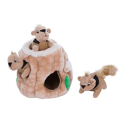 Outward Hound Hide-A-Squirrel Squeaky Puzzle Plush Dog Toy - Small - $5.10 - Amazon