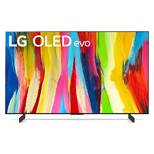 LG 42-Inch Class OLED evo C2 Series Alexa built-in 4K Smart TV, 120Hz Refresh Rate, AI-Powered 4K (OLED42C2PUA, 2022) - $1246.99 + F/S - Amazon