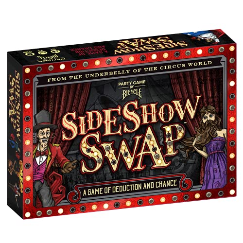 Bicycle Sideshow Swap - A Game of Deduction - Card Game - 2-8 Players - $6.55 - Amazon