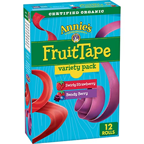 Annie's Organic Strawberry and Berry Peely Fruit Tape, Variety Pack, 9 oz, 12 ct - $4.93 /w S&S - Amazon