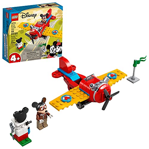 59 Pieces LEGO Disney Mickey and Friends Mickey Mouse’s Propeller Plane 10772 - $6.99 - Amazon