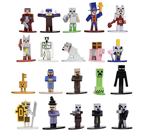 Jada Toys Minecraft Dungeons Nano Metalfigs 1.65" Die-cast Collectible Figures 20-Pack Wave 4 - $14.00 - Amazon