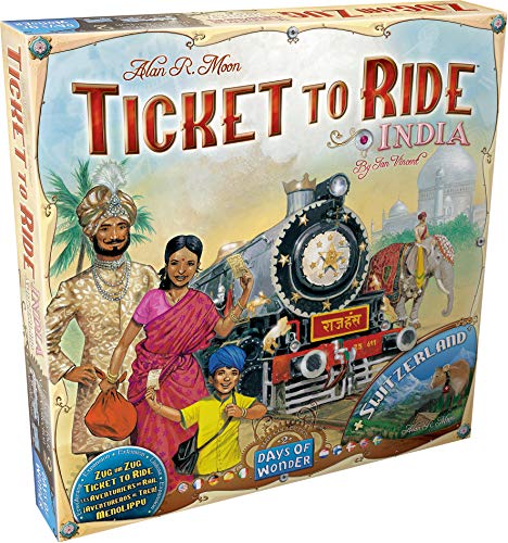 Ticket to Ride India Board Game EXPANSION - $17.99 - Amazon