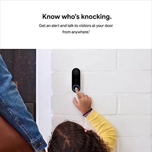 Google Nest Doorbell (Wired) - $99.99 + F/S - Amazon