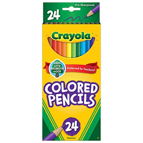 Crayola Colored Pencils, Coloring Supplies, 24 Count - $1.64 - Amazon