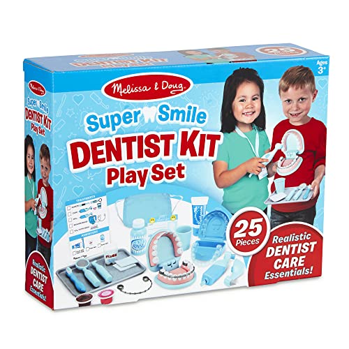 Melissa & Doug Super Smile Dentist Kit (25 Toy Pieces) - $13.38 - Amazon