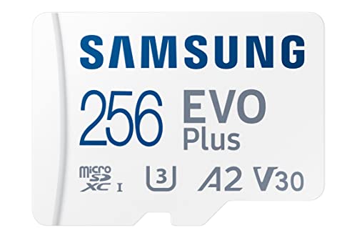 SAMSUNG EVO Plus w/SD Adaptor 256GB Micro SDXC - $24.99 - Amazon