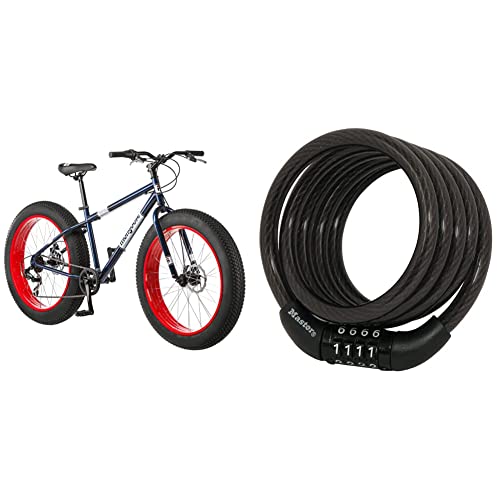 Mongoose Dolomite Mens Fat Tire Mountain Bike, 26-Inch Wheels + Lock Cable - $204.70 - Amazon