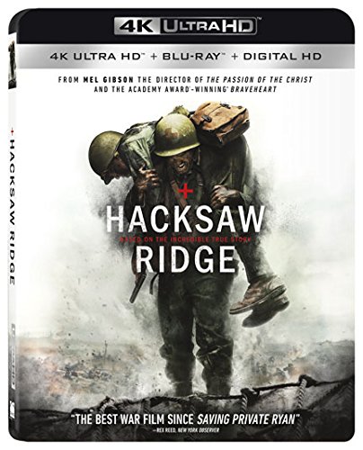 Hacksaw Ridge (4K Ultra HD + Blu-ray + Digital) - $7.99 - Amazon
