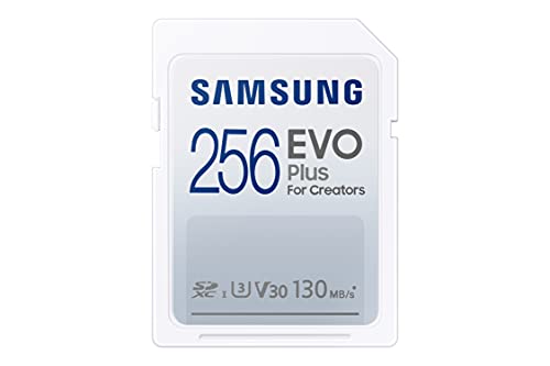 SAMSUNG EVO Plus Full Size 256GB SDXC Card 130MB/s - $19.99 - Amazon