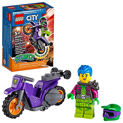 LEGO City Wheelie Stunt Bike 60296 (14 Pieces) - $6.39 - Amazon