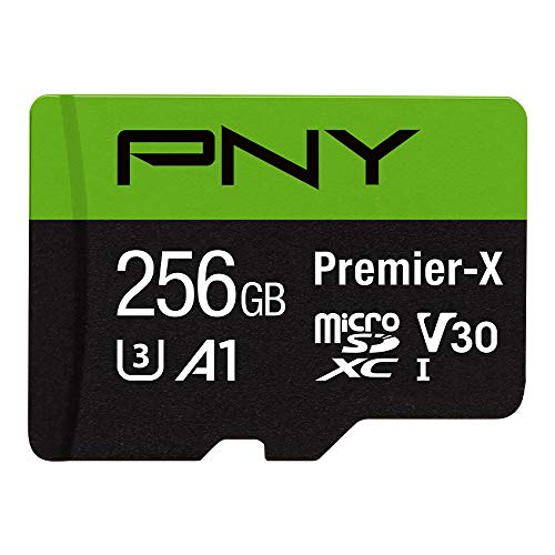 PNY 256GB Premier-X Class 10 U3 V30 microSDXC - $21.99 - Amazon