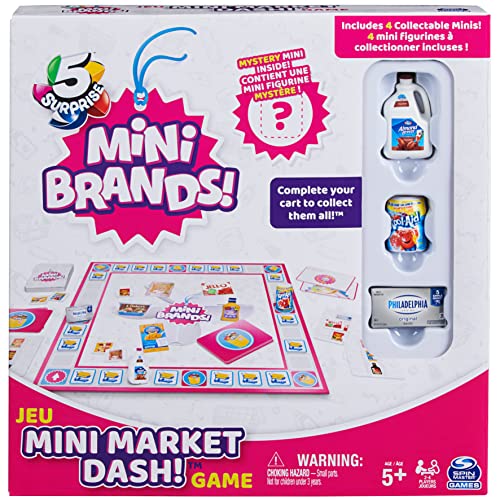 Mini Brands Mini Market Dash Food Game - $9.09 - Amazon
