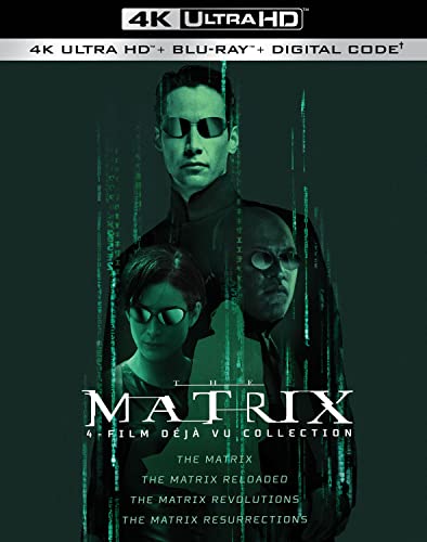 Matrix, The 4-Film Déjà vu Collection (4K UHD + BD + Digital) - $47.99 + F/S - Amazon