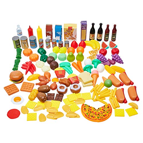 Amazon Basics Pretend Toy Play Food Set of 150 Pieces 14.89 Amazon