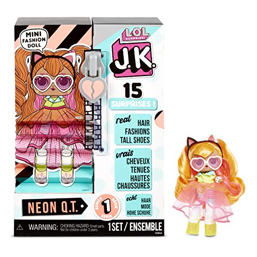 LOL Surprise JK Neon Q.T. Mini Fashion Doll with 15 Surprises - $6.39 - Amazon