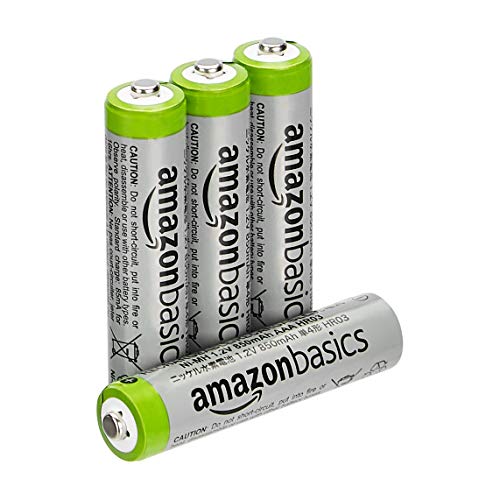 Amazon Basics AAA High-Capacity Rechargeable Batteries, 4 Count - $4.78 /w S&S - Amazon