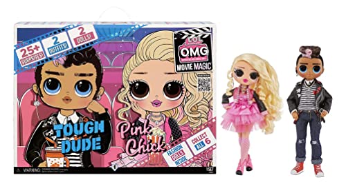 LOL Surprise OMG Movie Magic Fashion Dolls 2-Pack Tough Dude and Pink Chick - $25.00 - Amazon