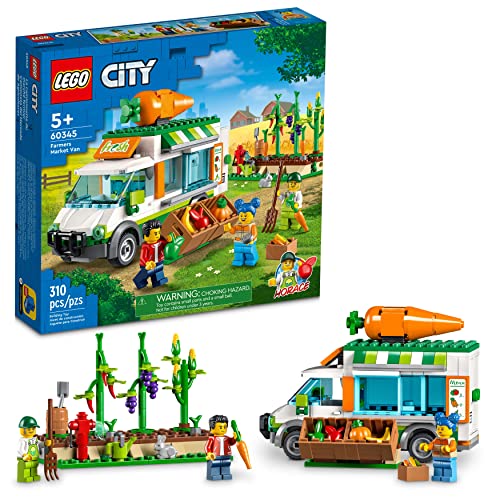310-Piece LEGO City Farmers Market Van (60345) - $29.50 + F/S - Amazon